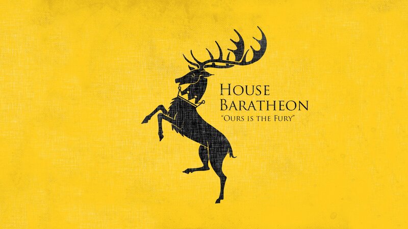 Black Stag on Yellow — Dramatic, Illustration, Text