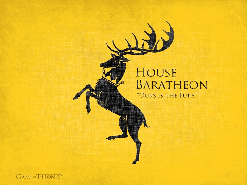 Black Stag on Yellow