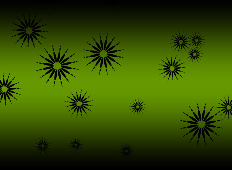 Black Starburst Patterns