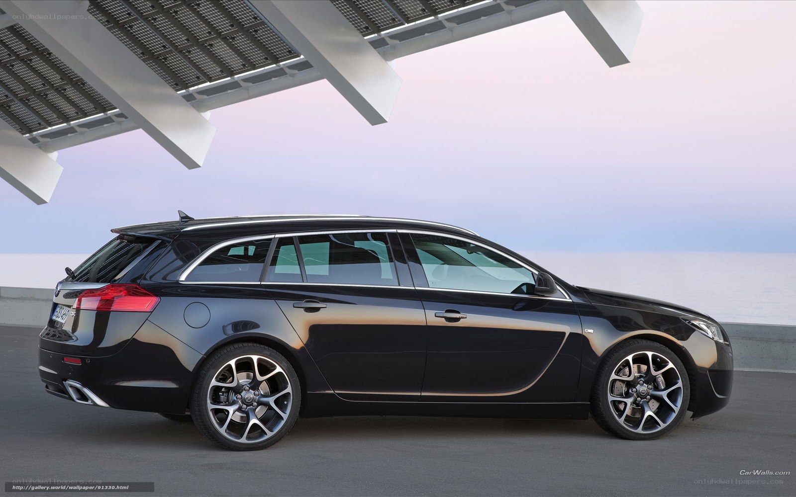 black station wagon car