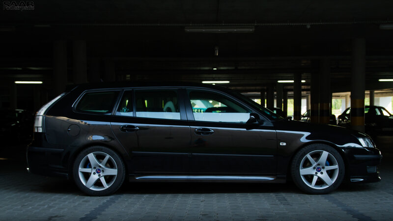 Black Station Wagon — Dramatic, Photograph, Car