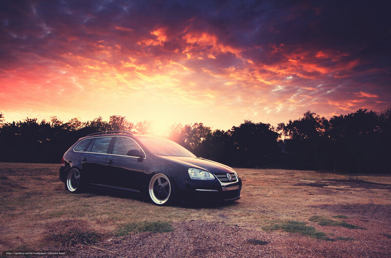 Black Station Wagon — Orange
