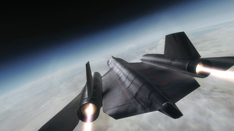 Black Stealth Aircraft