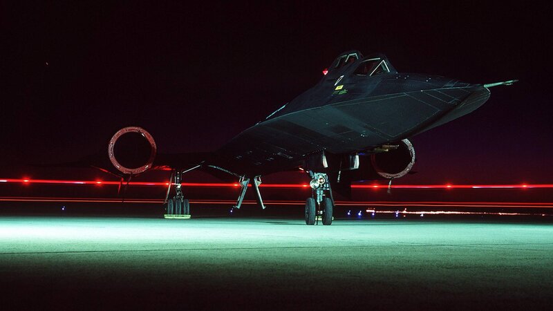 Black Stealth Bomber — Dramatic
