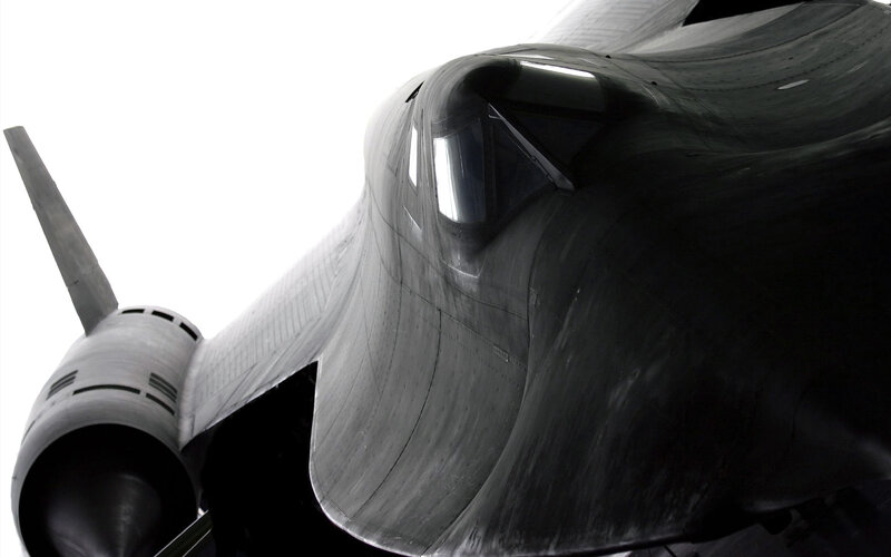 Black Stealth Bomber — Gray, Dramatic, Photograph