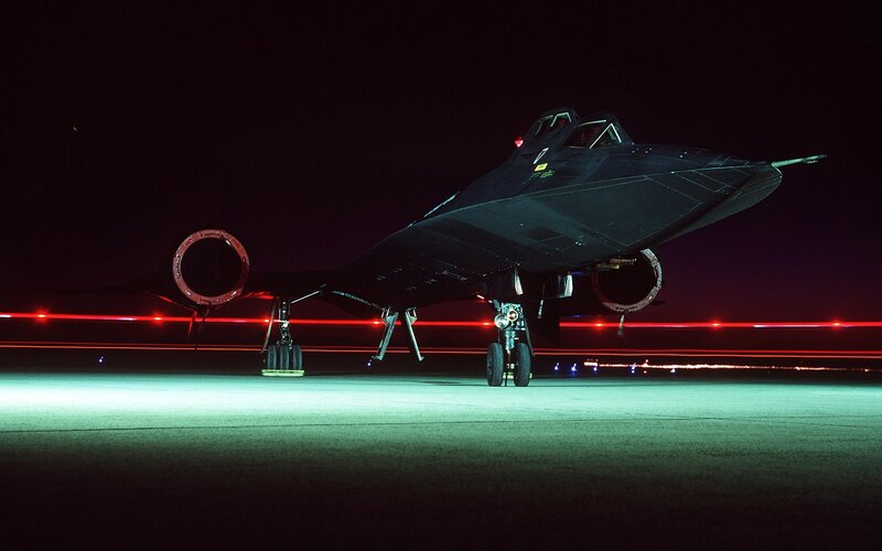 Black Stealth Bomber