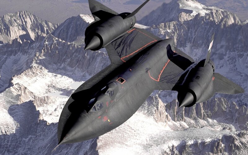 Black Stealth Jet — Dramatic, Photograph