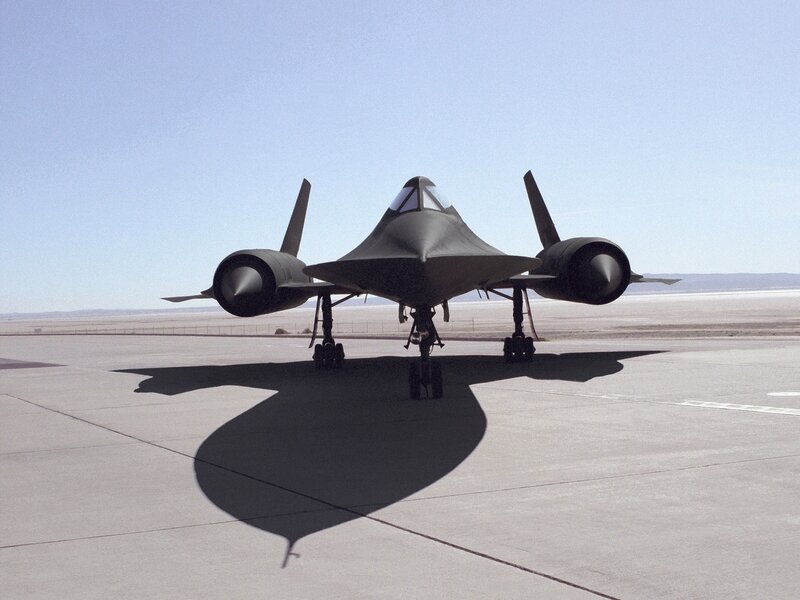 Black Stealth Jet — Gray, Dramatic