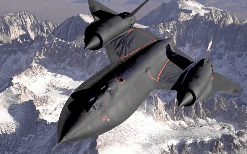 Black Stealth Jet