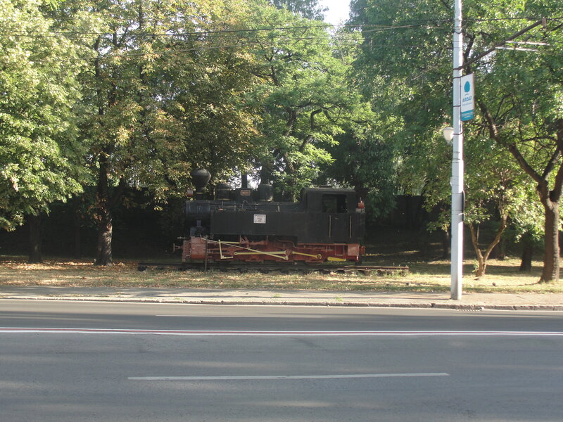 Black Steam Locomotive — Green, Calm