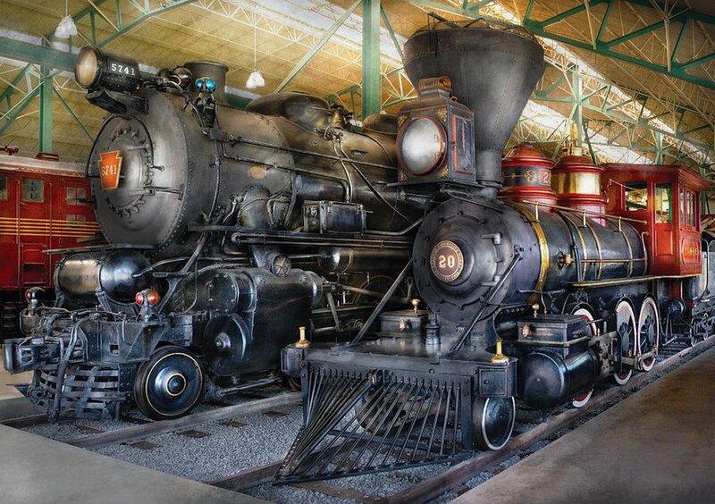 Black Steam Locomotive — Industrial, Photograph, Train Car