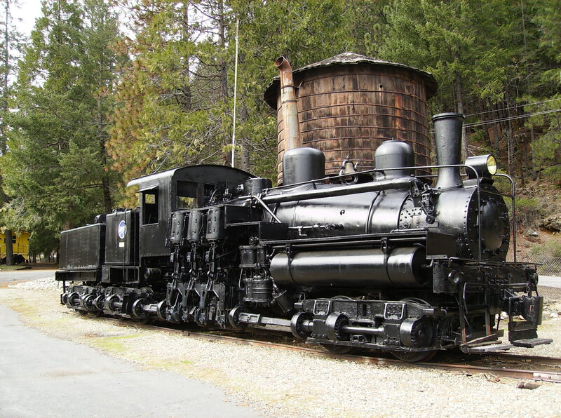Black Steam Locomotive — Serene