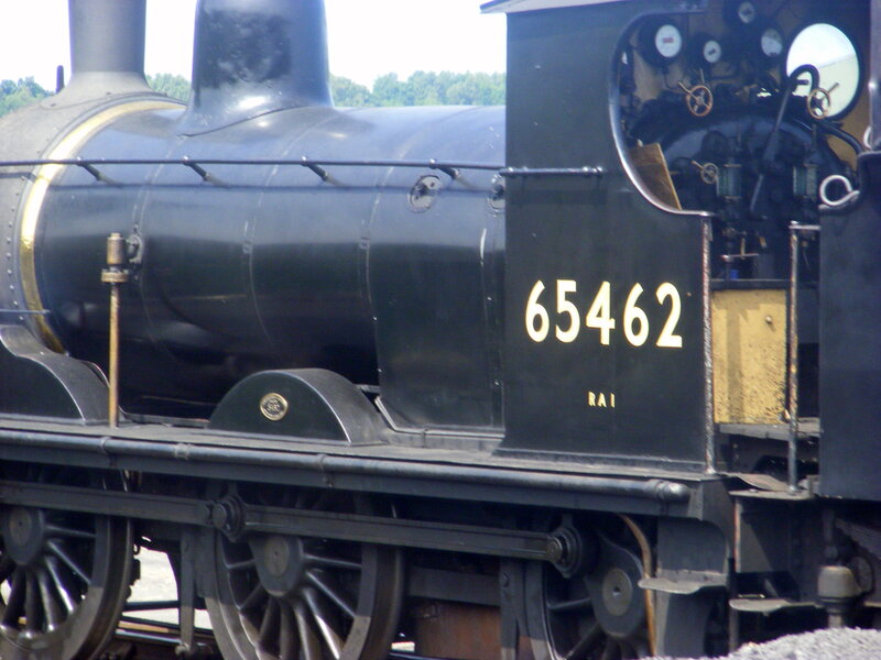 Black steam locomotive