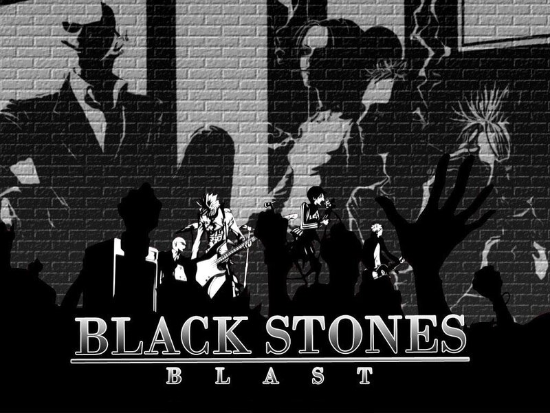 Black Stones Blast band art