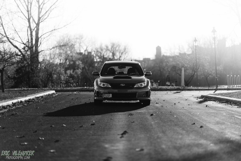 Black Subaru Car