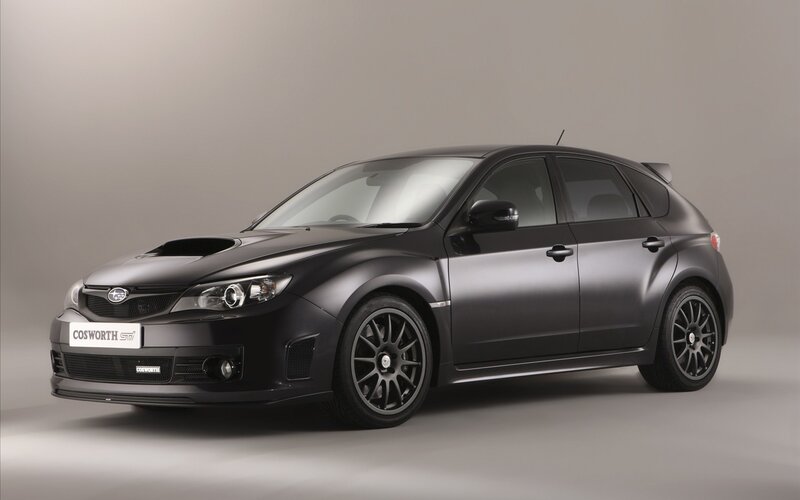 Black Subaru Hatchback — Neutral, Photograph