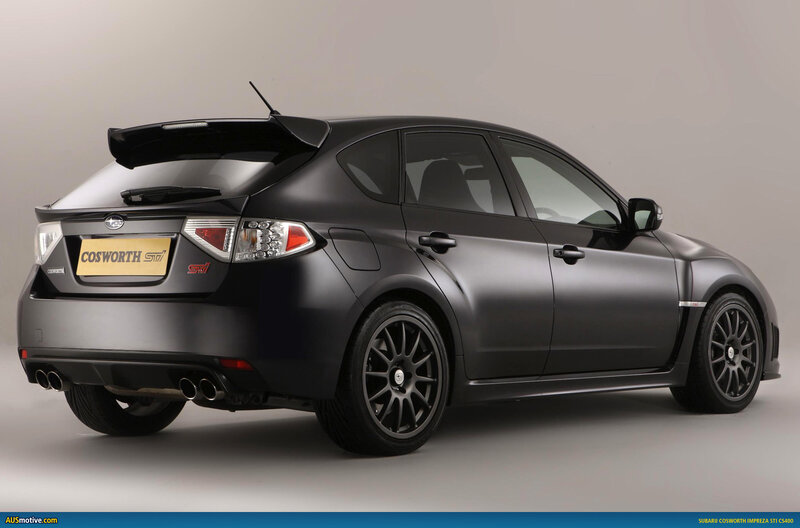 black subaru impreza sti