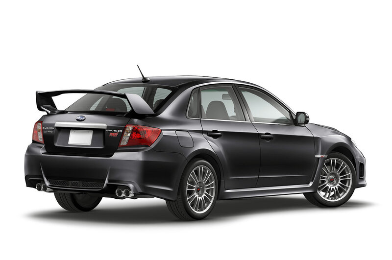 Black Subaru Impreza Sti — Neutral, Photograph