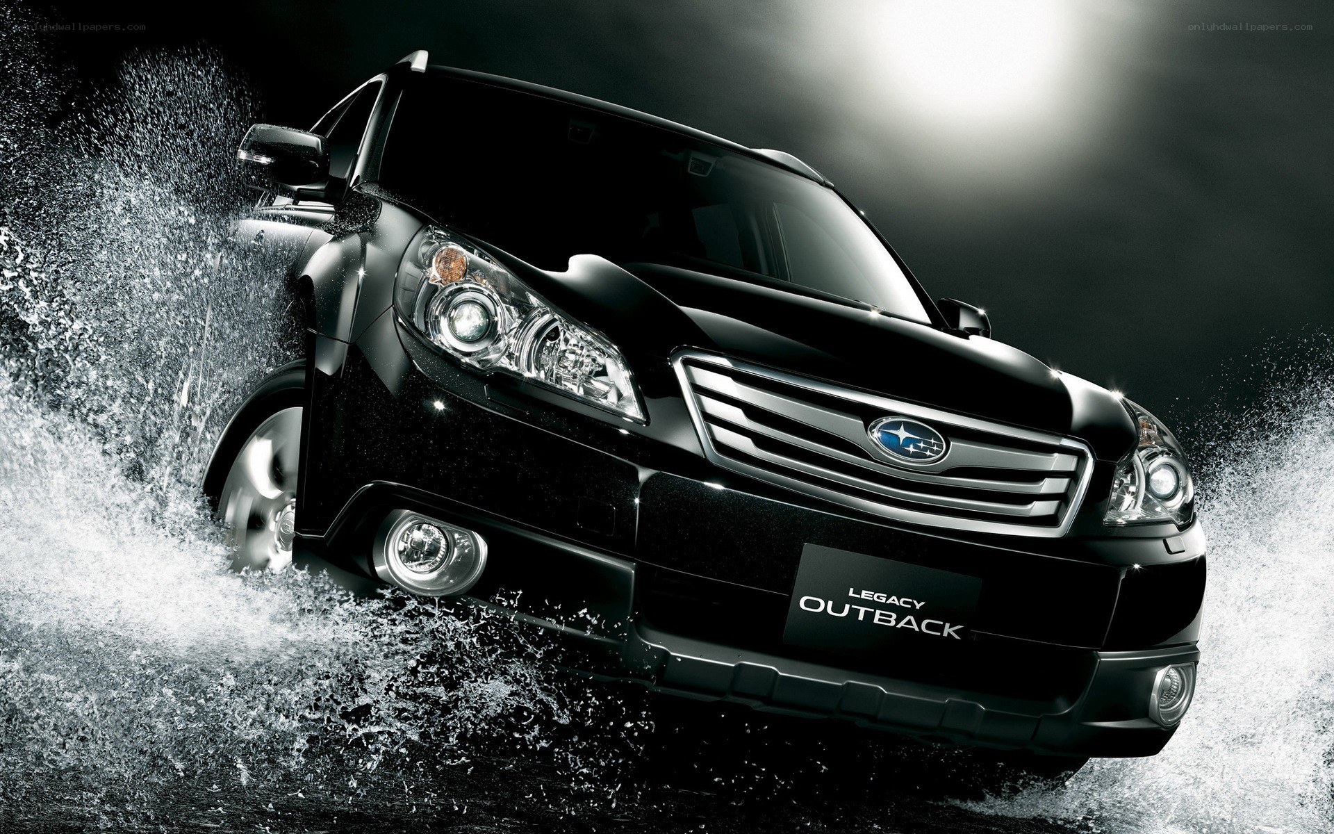 Black Subaru Legacy Outback