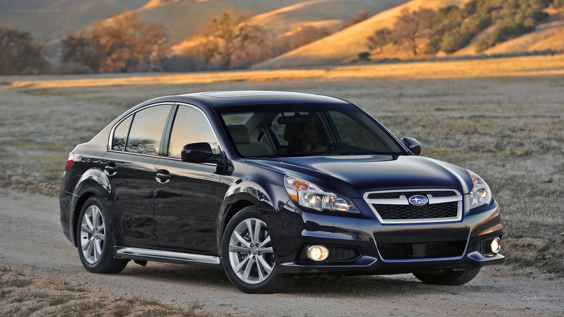 Black Subaru Legacy sedan
