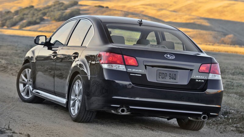 Black Subaru Legacy Sedan — Serene