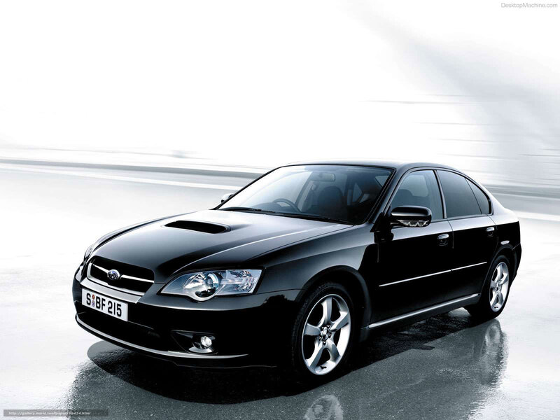 black subaru legacy sedan