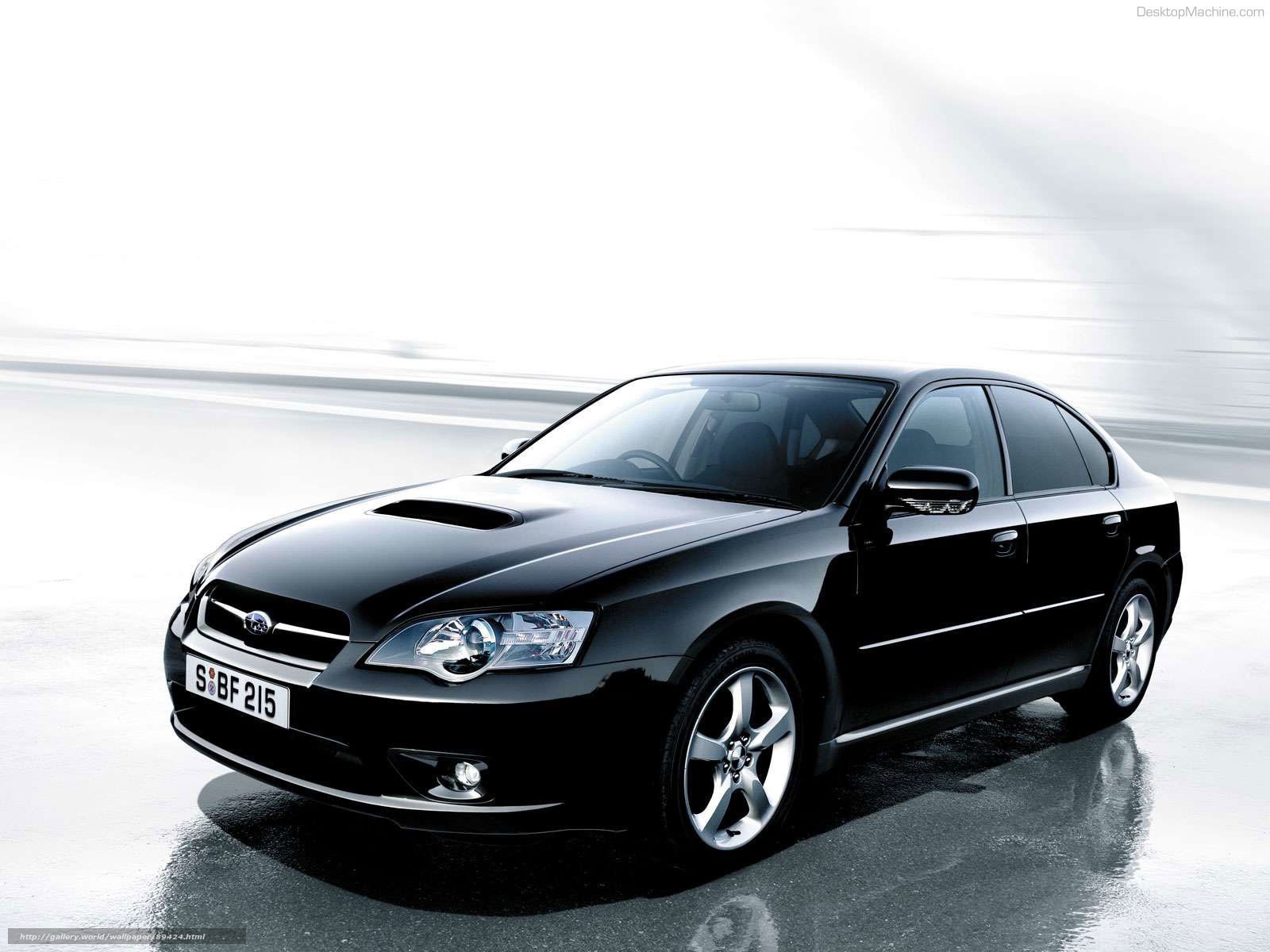 black subaru legacy sedan