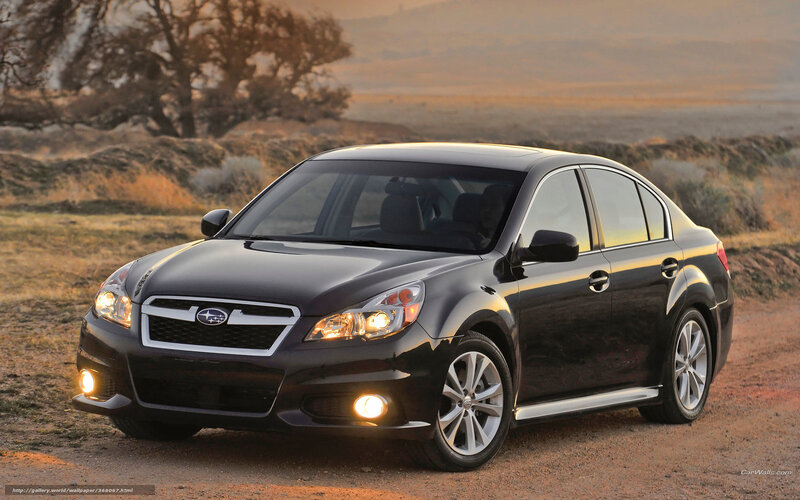 Black Subaru Legacy — Serene