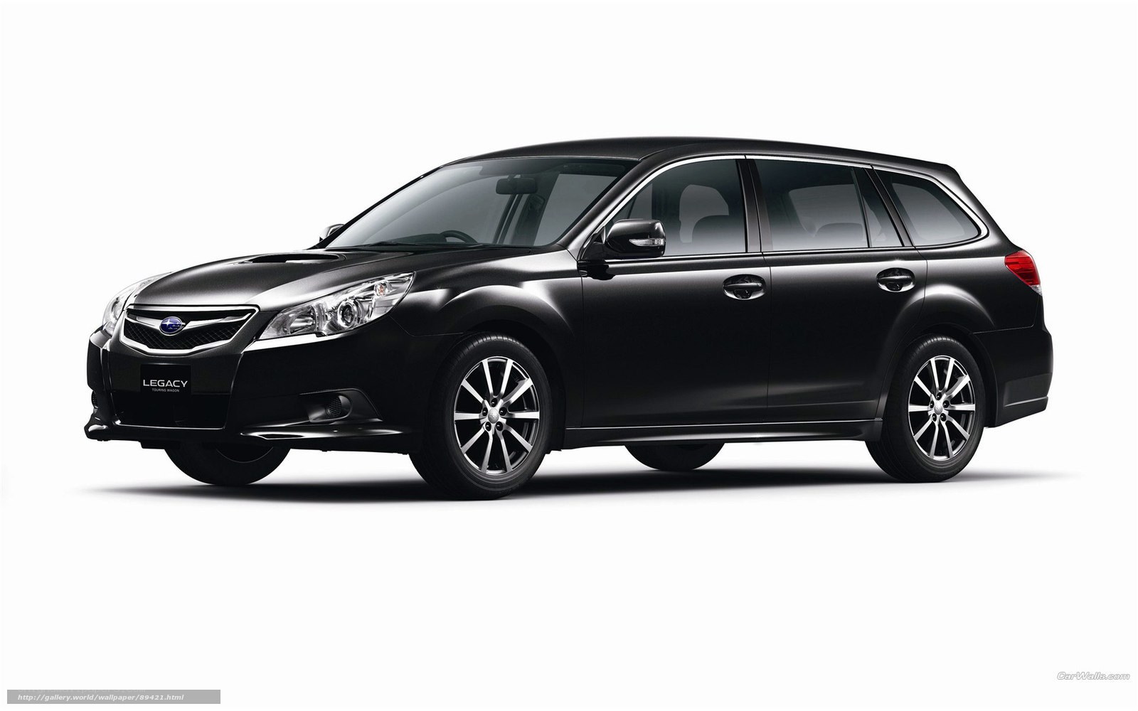 black subaru legacy station wagon