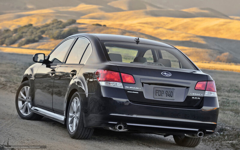 Black Subaru Legacy