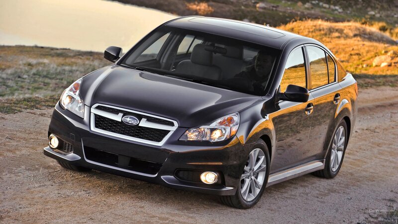 Black Subaru Sedan