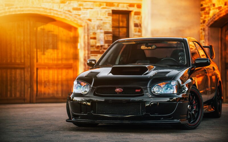 Black Subaru Sti