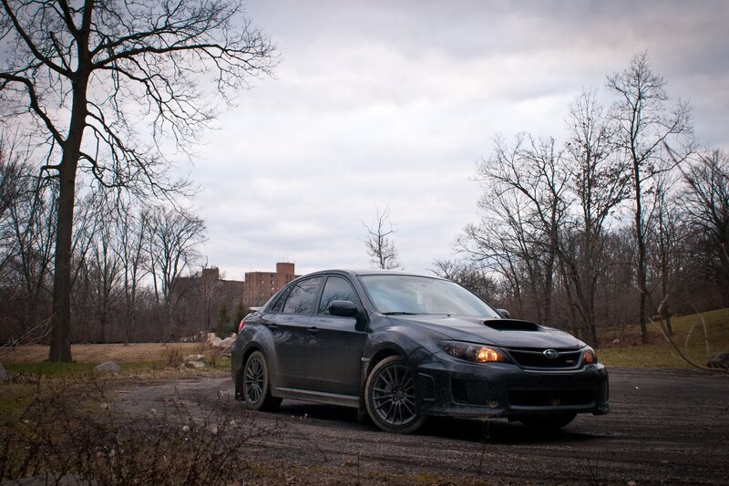 Black Subaru Wrx — Gray