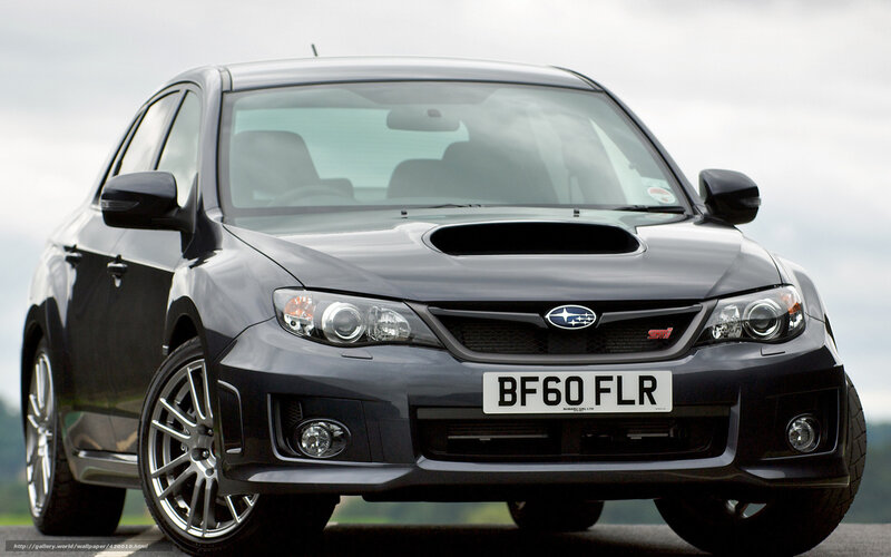 Black Subaru Wrx Sti — Gray
