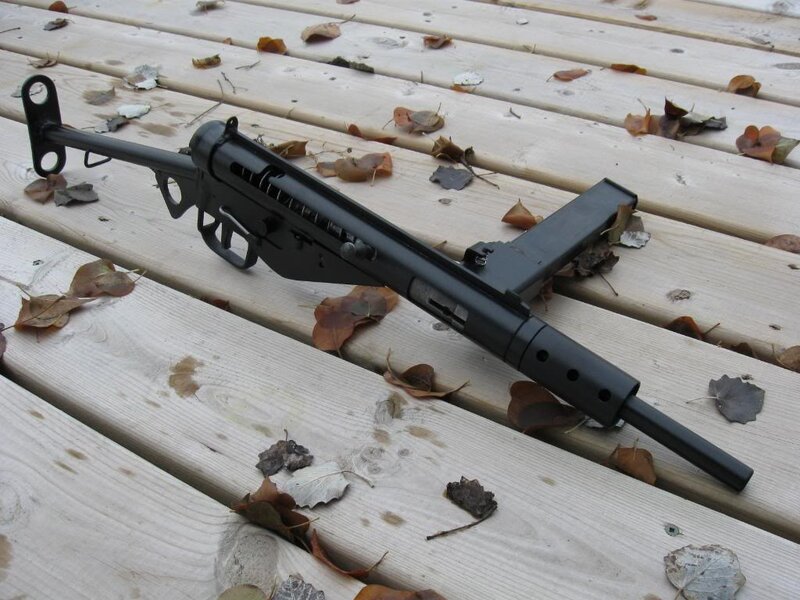 Black Submachine Gun — Neutral, Autumn
