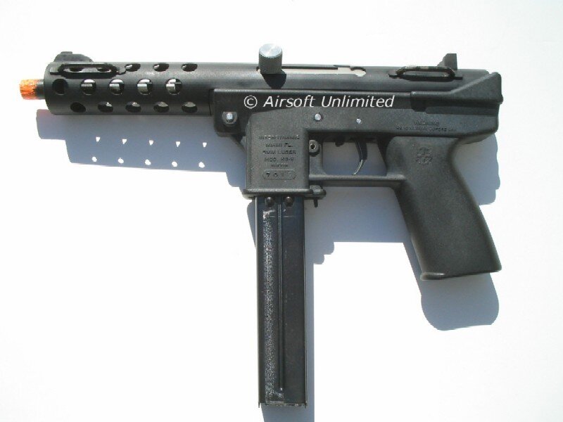 Black Submachine Gun — Neutral, Photograph, Orange Tip