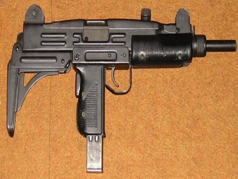 Black Submachine Gun — Neutral, Photograph, Trigger, Magazine