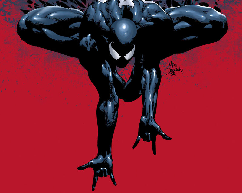 Black-suited Spider-man — Red, Dramatic