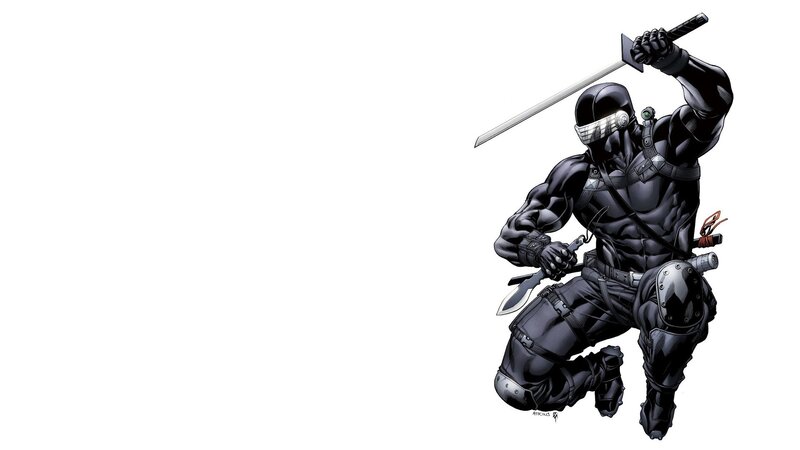 Black-suited Warrior with Sword