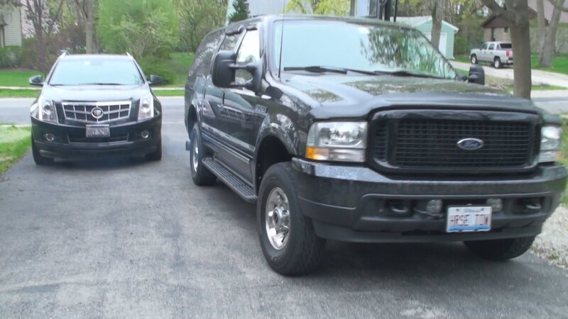 Black SUV and Sedan