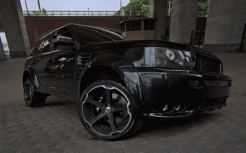 Black SUV — Dramatic, Photograph, Bridge
