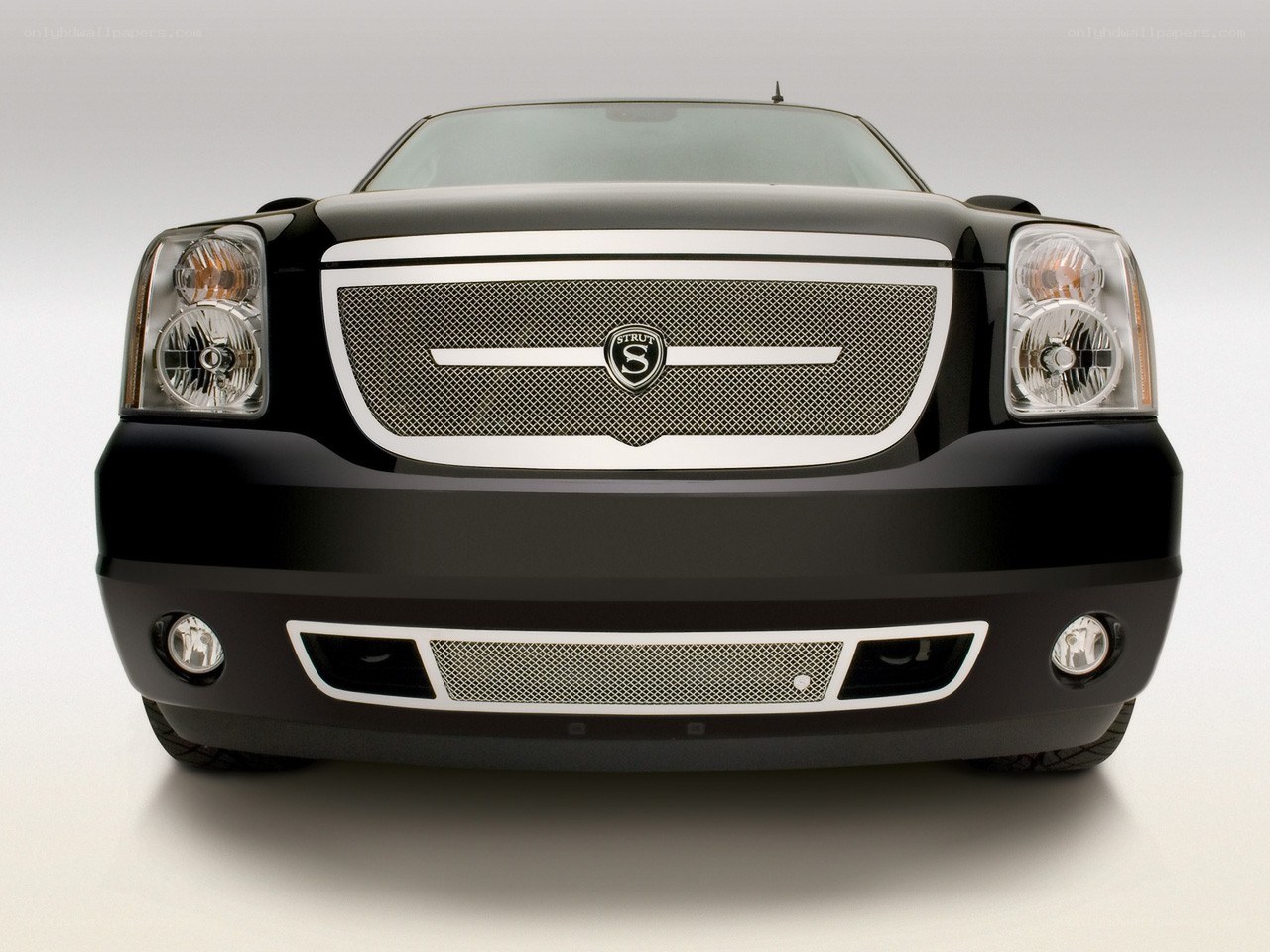 black suv front view