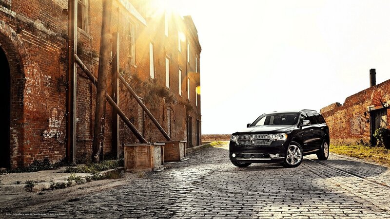 Black Suv on Cobblestone