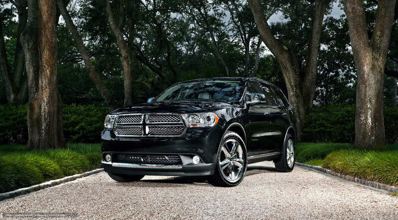Black Suv on Gravel