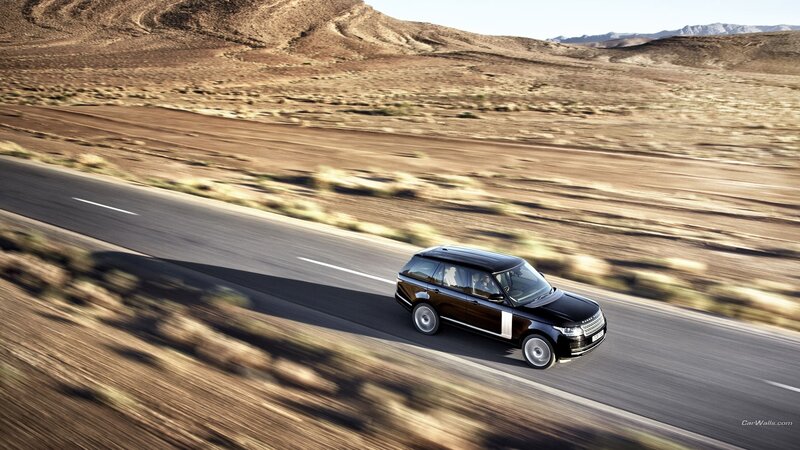 Black SUV on Road — Dynamic