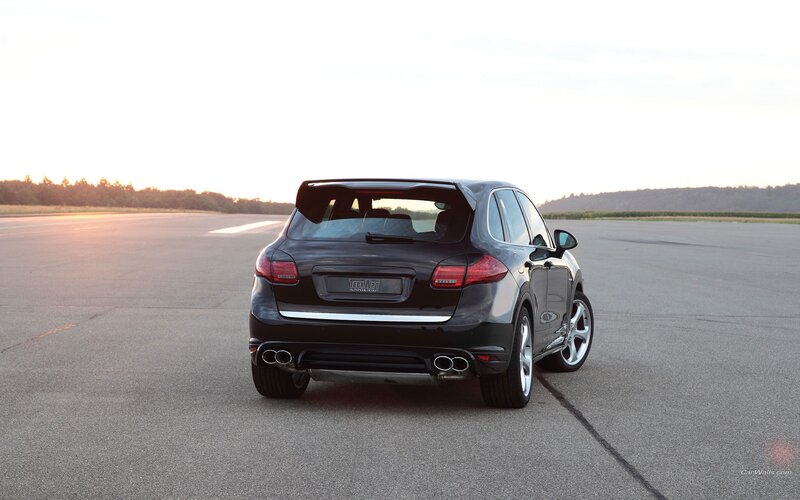 black suv on tarmac