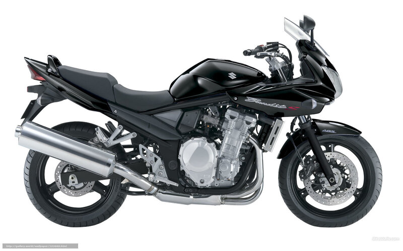 Black Suzuki Bandit motorcycle