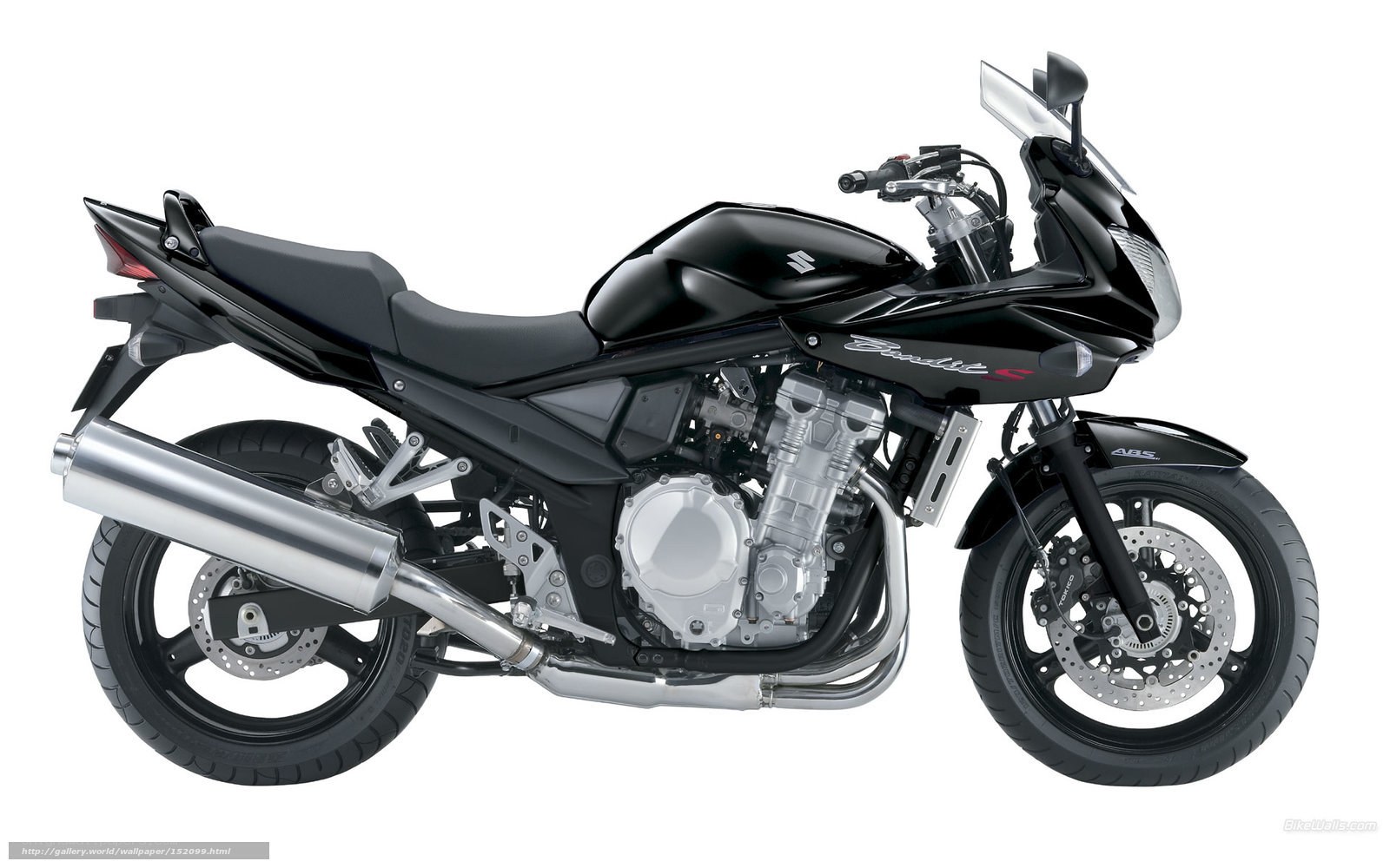 Black Suzuki Bandit motorcycle