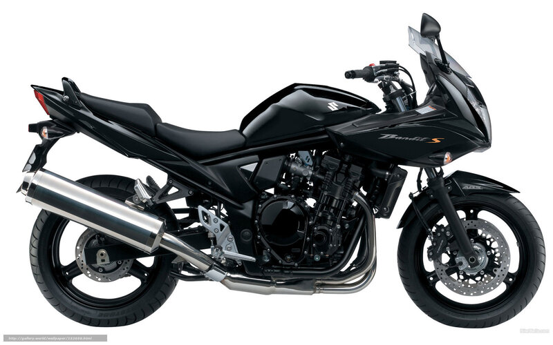 Black Suzuki Bandit S motorcycle