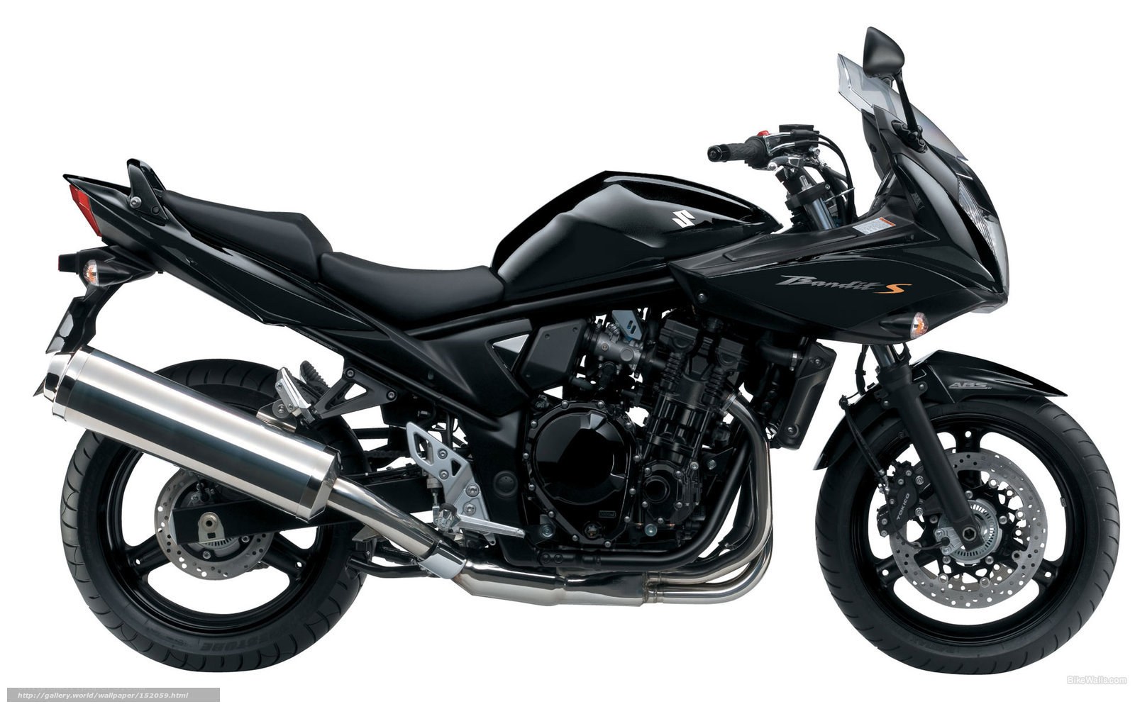 Black Suzuki Bandit S motorcycle